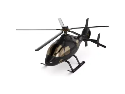 Light Helicopter 3D model buy