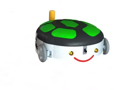 Turtle Line Robot  3D model