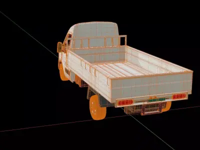 Nissan NV 400 Flatbed 3D model