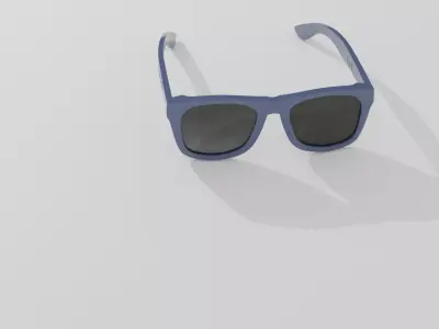 The sunglasses 3d model 3D model