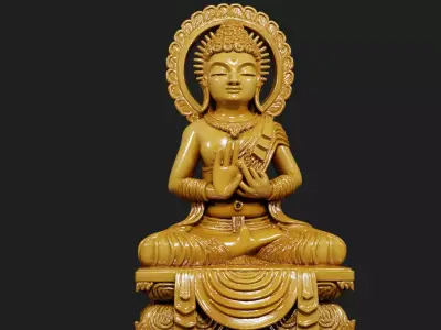 Gautam Buddha Art 3D print model