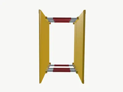 Shoring Low-poly 3D model