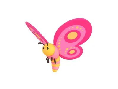 Character203 Butterfly 3D model