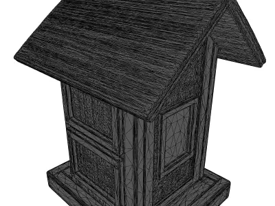 Futuristic SciFi Smart Home Model 3D model