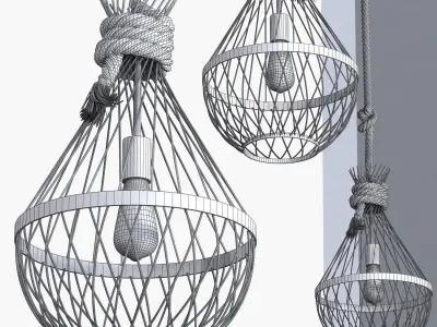 Hanging lamp 3D model purchase