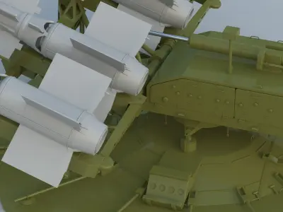 S-125 Neva Pechora SA-3 Goa 3D model