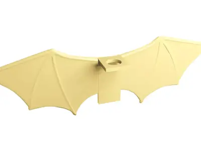 Custom3Dprint Minifigure Accessory - Minifigure Wings S1 - 07 3D print model