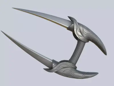 Alien tech weapon Low-poly 3D model purchase