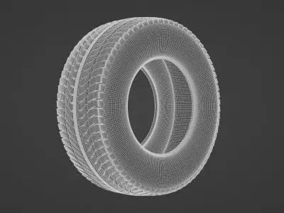 Offroad Vehicle Tire DUTIRE WPT-6 3D model