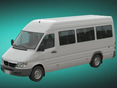 Dodge Sprinter minibus 3D model