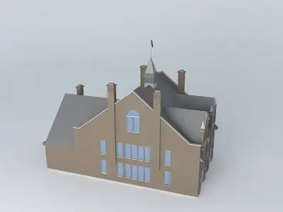 Stn 23  St. Paul, MN Former 1887 Fire Station 23 Free 3D model