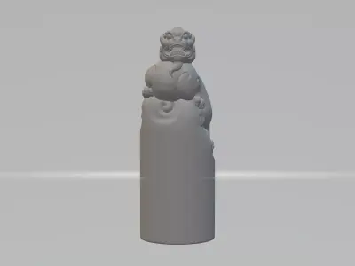 Beasts Brave Seal 3D print model