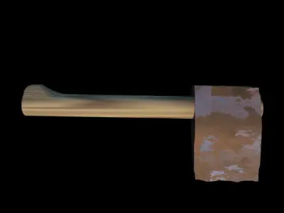 Used Axe Free 3D model