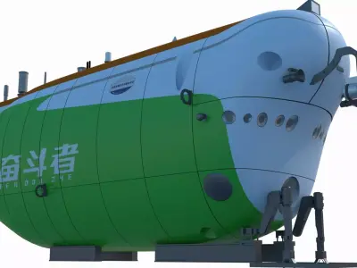 Sea Manned Submersible-Fendouzhe 3D model