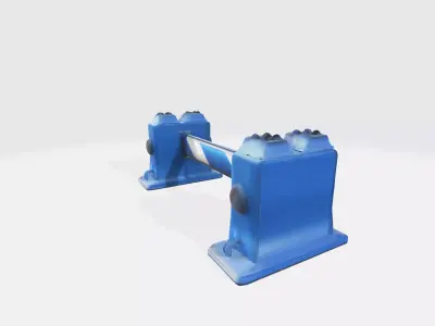 Barrier 3 Low-poly 3D model