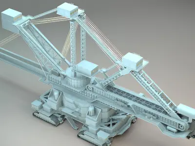 heavy duty miner 3D model