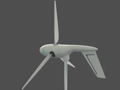 MARINE WIND TURBINE 3D model
