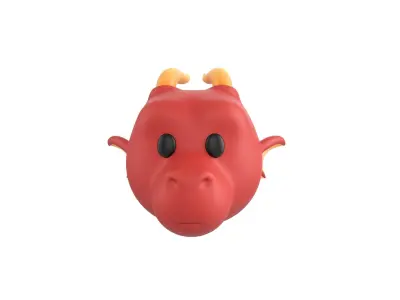 Prop188 Dragon Head 3D model