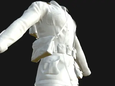 Military uniform 3D model
