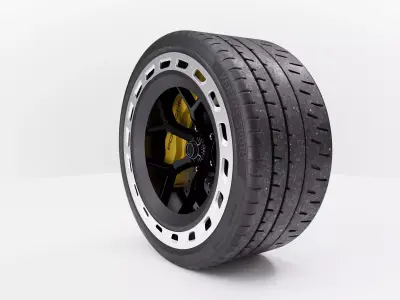 Car Wheel  3D model by Hiroshi-Tanaka
