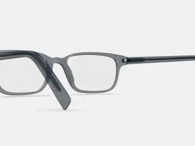 Crane Low Bridge Fit Eyeglasses in Sea Glass Grey 3D model purchase