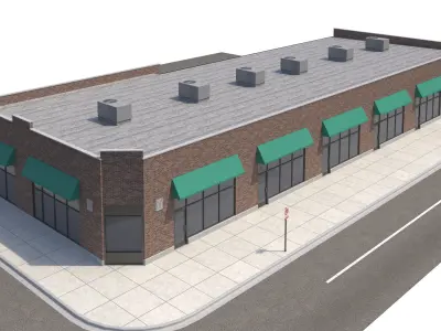 Retail-103 Retail Store 3D model