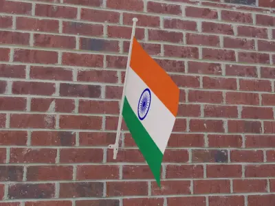 Flag of India 3D model purchase