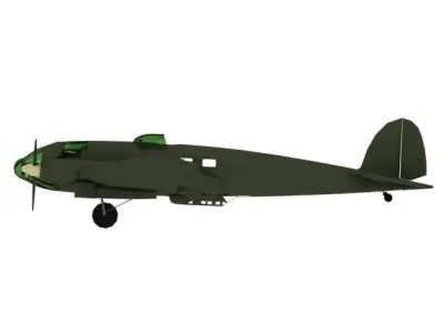 AIRCRAFT HEINKE 3D model