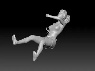 CLIMBING GIRL 2 3D print model