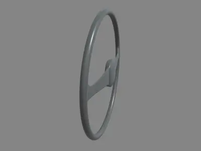 Steering Wheel Car 05 Low-poly 3D model