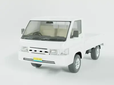 Cars Model Suzuki Carry Pickup 2020 3D model