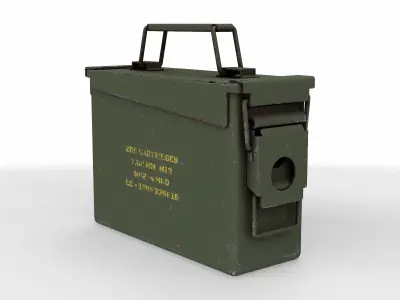 Military crate 08 3D model