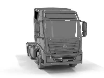 HOWO TH7 2025 3D Model  Sinotruk Heavy Duty High Poly Detailed 3D model