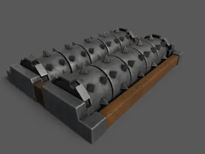 GrinderTrap Low-poly 3D model