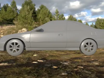 1999 Honda Civic  3D print model