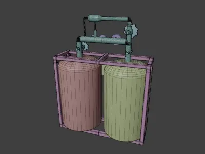 Gas tank  3D model