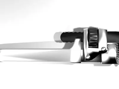 Mechanical Handtools - Pipe Wrench 3D model