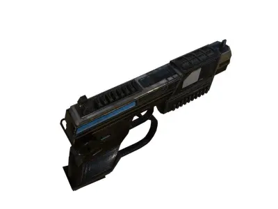 Gun 3d model 3D model buy