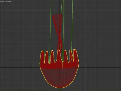 JellyFish Low-poly 3D model