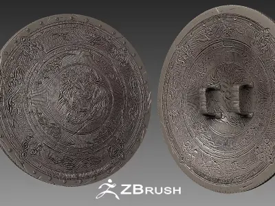 Zbrush Shield 3 3D model