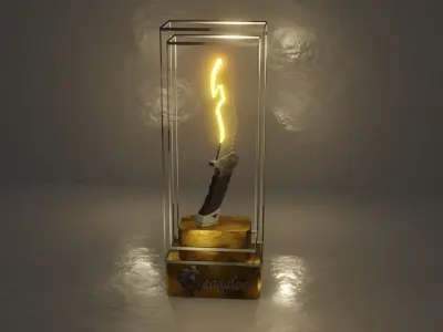 Stylised Bangalore Knife 3D model