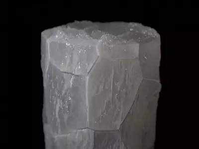 Realistic Crystal 3D model