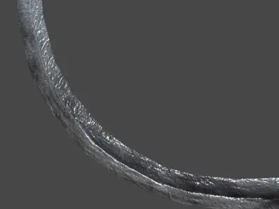 shotel1 sword Low-poly 3D model