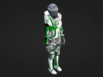 Robot Soldier - Assault Soldier Low-poly 3D model get