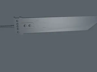Buster Sword Final Fantasy 7 3D model