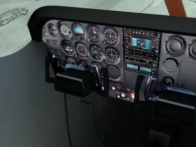 aviao cessna 172 3D model