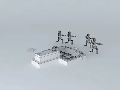 big army Free 3D model