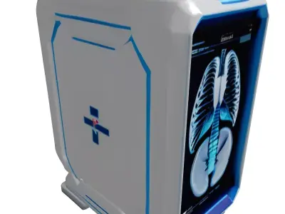 SciFi Medical Diagnostic Machine 3D model