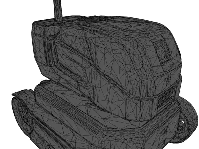 Industrial Autonomous Sweeper Robot 3D model