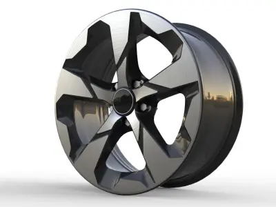 Diamond Cut Rim 3D model